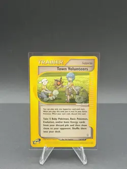 Pokemon TCG- 2002 Town Volunteers 136/147 Aquapolis NM - Image 1