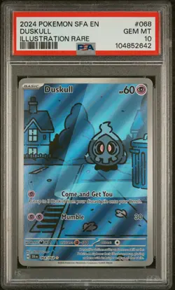 PSA 10 Duskull 068/064 Illustration Rare - Pokemon Shrouded Fable - Image 1