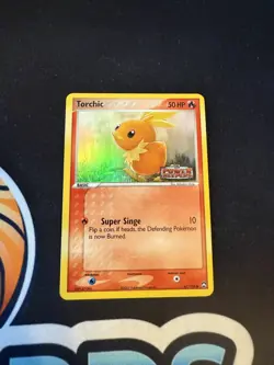 Torchic 67/108 STAMPED Pokemon Card EX Power Keepers Reverse Holo Common - Image 1