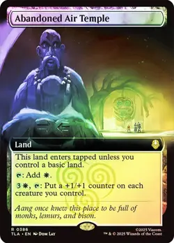 Abandoned Air Temple Foil Extended Art Avatar: The Last Airbender NM MTG - Image 1