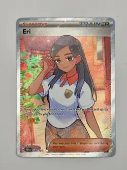 Eri - 136/131 - Pokemon Prismatic Evolutions Full Art Ultra Rare NM - Image 1