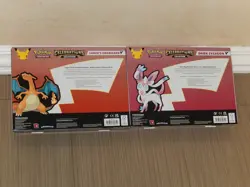 POKEMON TCG Celebrations Lance's Charizard V & Dark Sylveon V Box 25th Ann. NEW! - Image 3