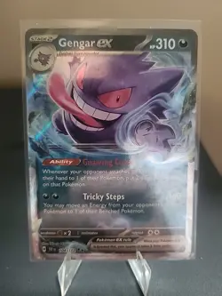 Pokemon Gengar EX Holo Double Rare Card 104/162SV05: Temporal Forces - Image 1