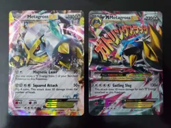 Metagross EX XY34 M Metagross EX XY35 Holo Shiny Promo Cards Pokemon TCG LP-NM - Image 1