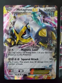 Metagross EX XY34 M Metagross EX XY35 Holo Shiny Promo Cards Pokemon TCG LP-NM - Image 2