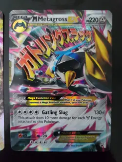 Metagross EX XY34 M Metagross EX XY35 Holo Shiny Promo Cards Pokemon TCG LP-NM - Image 3