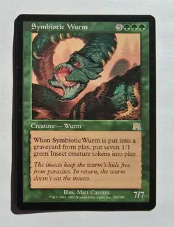 Magic MTG - Symbiotic Wurm - Onslaught - NM - Image 1