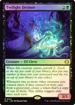 Twilight Diviner Foil Lorwyn Eclipsed NM MTG - Image 1