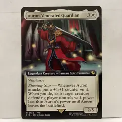 MTG Auron, Venerated Guardian Magic: The Gathering Commander: Final Fantasy 0130 - Image 1