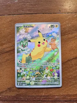 Pokemon Lot Of 2 Pikachu 027 Promo And 088 Promo Full Art Holo SVP - Image 3
