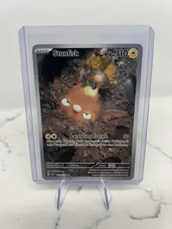 Stunfisk Pokemon Surging Sparks 202/191 Illustration Rare Holofoil - Image 1