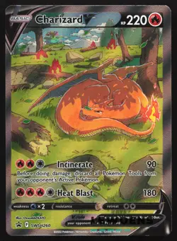Charizard V - SWSH260 - Alt Art UPC - SWSH Black Star Promo - Pokemon Card - OC1 - Image 1