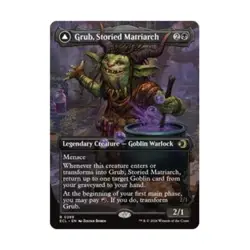 WOTC Lorwyn Eclipsed Grub, Storied Matriarch (Borderless) (R) (Foil) NM - Image 1