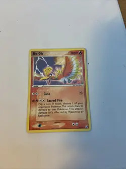 Ho-oh Reverse Holo Pokemon Ex Unseen Forces 27/115 NM - Image 1