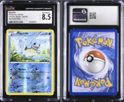 Pokemon Squirtle 2013 Plasma Blast 14/101 Reverse Holo CGC 8.5 NM/MINT+ - Image 3