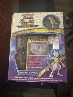 Pokemon TCG Shining Legends Mewtwo Pin Collection New Factory Sealed - Image 1
