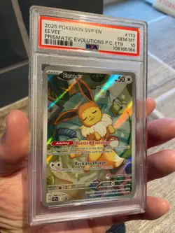 PSA 10 Eevee 173 SV Promo English Pokemon Center Stamped Graded PSA 10 - Image 3