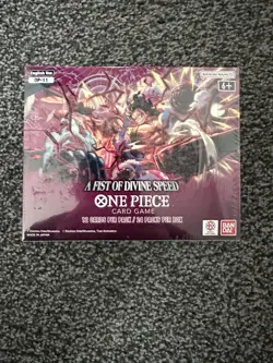 One Piece Card Game OP11 A Fist of Divine Speed Booster Box English SEALED - Image 1