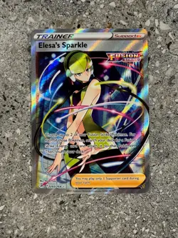 Pokemon TCG Cards Elesa's Sparkle 260/264 Fusion Strike Full Art Ultra Rare - Image 1