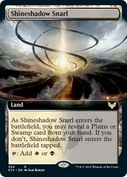 Shineshadow Snarl (Extended Art) FOIL Strixhaven: School of Mages NM ABUGames - Image 1