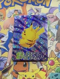 Pokemon Anime Collection Pocket Monsters Vintage Vending Machine Holo sticker - Image 2