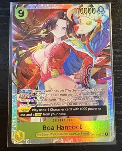 English One Piece CCG Boa Hancock SR OP14-112 The Azure Sea's Seven - Image 1