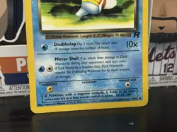 Pokemon TCG Team Rocket Unlimited Edition - Dark Wartortle #46/82 Uncommon Card - Image 3