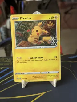 Pikachu - (Holiday Calendar) SWSH153 SWSH: Sword & Shield Promo Cards Holo - Image 1