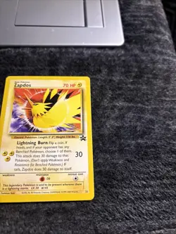 Pokemon TCG Zapdos Black Star Promos 23 Regular Promo Card NM - Image 5