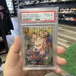 PSA 10 GEM MT Krillin, Wish After Conflict DBR BT25-140 TCG CARD DRAGON BALL - Image 1