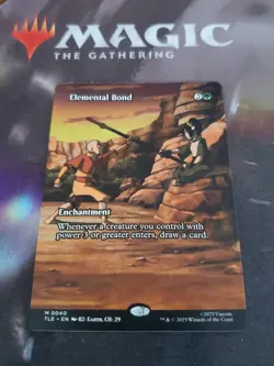 Mtg. Elemental Bond. Borderless. Avatar: The Last Airbender. Pack Fresh - Image 1