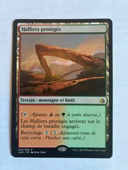 Mixed Lot Of 5 Amonkhet Rare Lands FRENCH Language MTG Magic The Gathering - Image 1