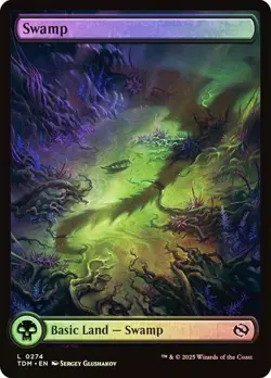 MTG FOIL TAKIR DRAGONSTORM TDM - FULL ART BASIC LAND - ONE OF EACH - 5 TOTAL - Image 4