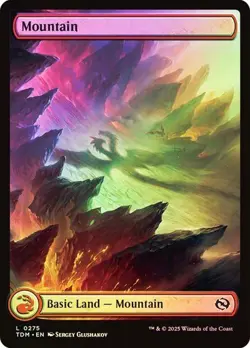 MTG FOIL TAKIR DRAGONSTORM TDM - FULL ART BASIC LAND - ONE OF EACH - 5 TOTAL - Image 5