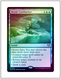 1x Mystic Confluence, Foil, Magic the Gathering MTG NM - Image 1