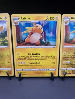 Pokemon evolving skies Pikachu 049/203 Raichu 050/203 Reverse & holo Rare Bundle - Image 3