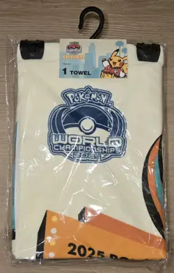 2025 Pokemon World Championships Pikachu Beach Towel Anaheim Worlds - Image 1