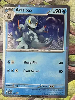 Arctibax 064 Cosmos Holo Black Star Promo Pokemon SVP Paradox Rift NM - Image 1