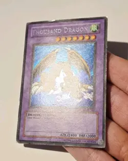 Yugioh Thousand Dragon MRD-143 Vintage Secret Rare Holo Bleed MP - Image 4