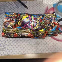 Pokemon Mega Evolution Bulk Cards Bundle x82 opened packs - Image 2