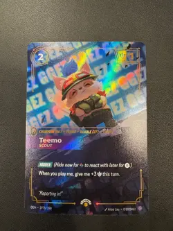 Teemo - Scout (GG EZ) - Riftbound Organized Play Promotional Cards (OPP) - Image 1
