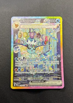 Pokemon TCG Vaporeon EX Prismatic Evolutions Special Illustration Card 149/131 - Image 1