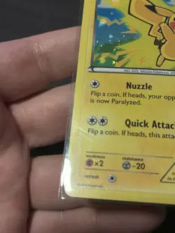 Pokemon Pikachu TCG Cosmos Holo Card 42/146 2014 Movie Promo - Image 3
