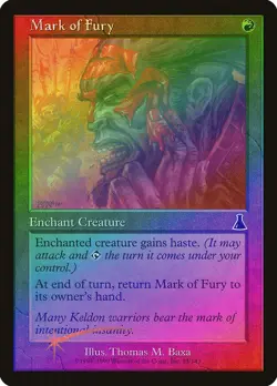Mark of Fury FOIL Urza's Destiny NM Red Common MAGIC GATHERING CARD ABUGames - Image 1