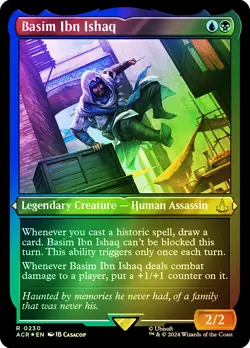 MTG Basim Ibn Ishaq (Foil Etched) | Universes Beyond: Assassin's Creed NM - Image 1
