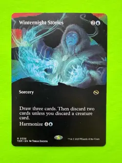 MTG Tarkir Dragonstorm - Winternight Stories - Borderless - Non-Foil - Image 1