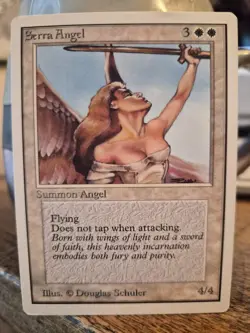 Wizards Serra Angel Creature White Unlimited Edition 4/4 3WW Magic the Gathering - Image 1