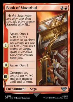 [MTG] Book of Mazarbul (Foil) (0116) (LTR) NM - Image 1