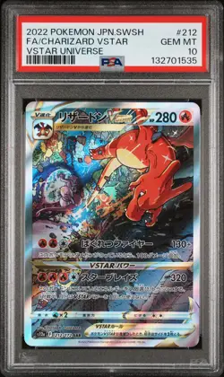 2022 POKEMON JPN SWORD & SHIELD VSTAR UNIVERSE FULL ART/CHARIZARD VSTAR PSA 10 - Image 1