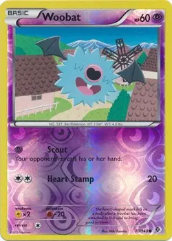 Woobat 70/149 Reverse Holo | Boundaries Crossed | Pokemon Card - Image 1